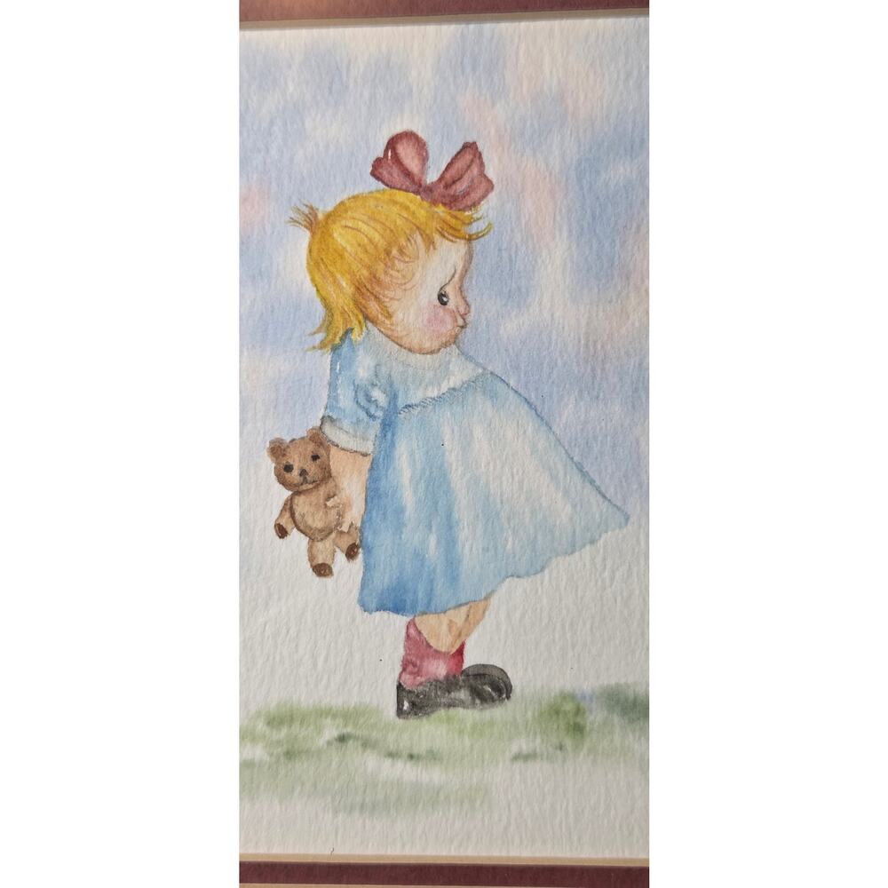 Original Watercolor Signed Karen Massie'88